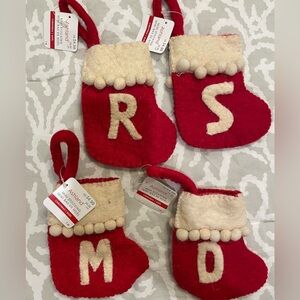 Ashland Mini Stockings (Various initials)